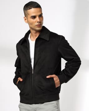 netplay Men Regular Fit Corduroy & Sherpa Jacket-picture-17