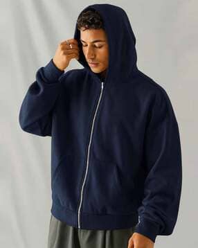 jump cuts Men Regular Fit Zip-Front Sweatshirt-picture-38