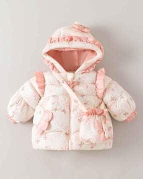 hopscotch Girls Graphic Zip Front Coat-picture-20