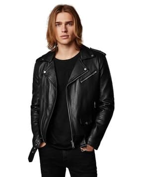 leather retail Men Regular Fit Zip Front Jacket-picture-24