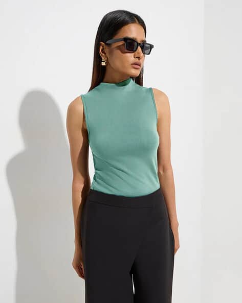KOTTY High Neck Slim Fit Top