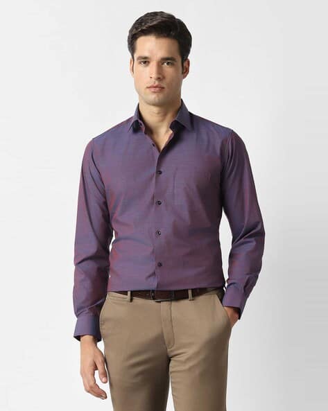 Men Regular Fit Solid Casual Shirt