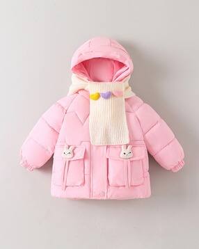 hopscotch Girls Graphic Zip Front Coat-picture-47
