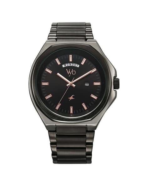 FASTRACK Men Vyb Orion Water-Resistant Analogue Watch-FV30016KM01W