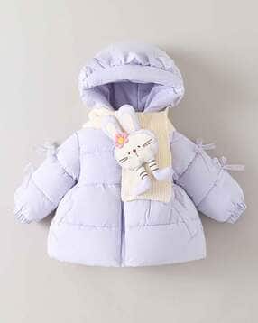 hopscotch Girls Graphic Zip Front Coat-picture-10