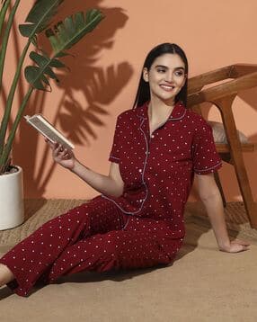 sephani Women Novelty Print Nightsuit Set-picture-25