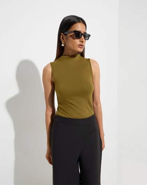 KOTTY High Neck Slim Fit Top