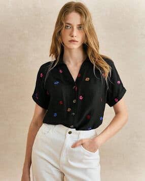 fyre rose Women Embroidered Regular Fit Shirt-picture-42
