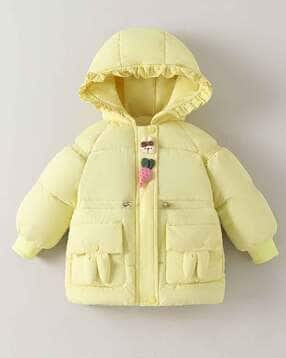 hopscotch Girls Graphic Zip Front Coat-picture-14