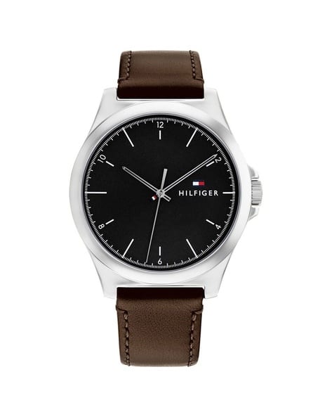 TOMMY HILFIGER Men Analogue Watch with Leather Strap-NTTH1710601