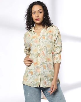 Women Floral Print Relaxed Fit Shirt