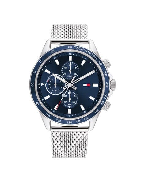 TOMMY HILFIGER Men Chronograph Watch with Stainless Steel Strap-NTTH1792018