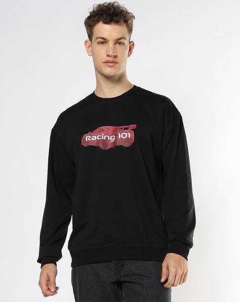Buda Jeans Co Men Typographic Print Oversized Sweatshirt