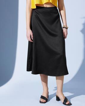 street9 Women Flared Skirt with Elasticated Waist-picture-28