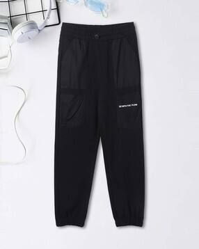 boys printed full length joggers