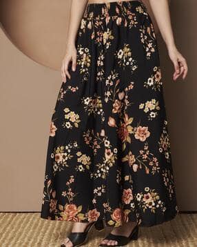 otabu Women Printed Flared Skirt-picture-26
