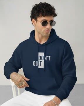 neonomad Men Typographic Print Regular Fit Hoodie -picture-25