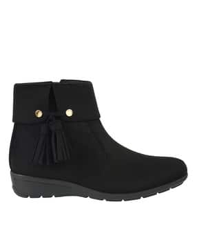 catwalk Women Ankle-Length Boots with Zip Closure-picture-32