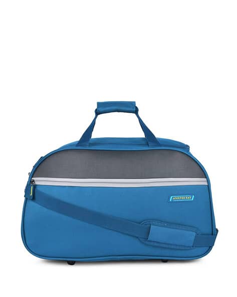 ARISTOCRAT Colour-Block Duffle Bag with Adjustable Strap