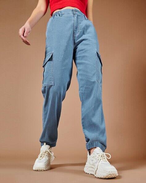 Dolce Crudo Women High-Rise Relaxed Light Weight Jeans