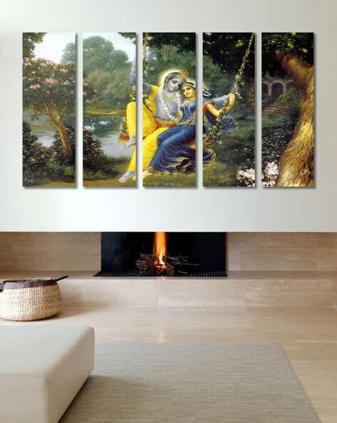 999store Set of 5 Venyl Wall Art Paintings