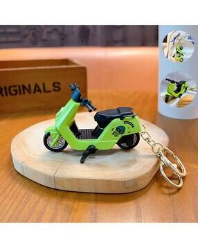Scooter Metal Body Keychain 
