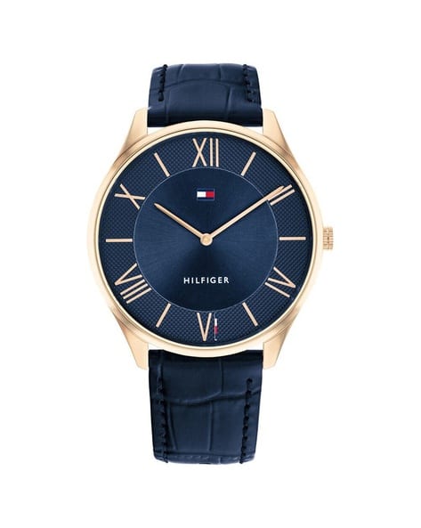 TOMMY HILFIGER Men Leather Strap Analogue Watch-NTTH1710517