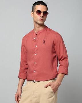 u.s. polo assn. Men Regular Fit Shirt with Logo Embroidery-picture-12