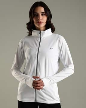 Women Regular Fit Zip-Front Jacket 
