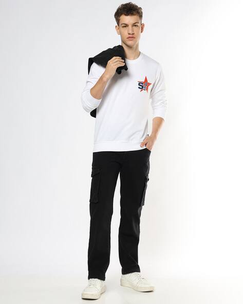 Buda Jeans Co Mid-Rise Straight Cargo Jeans