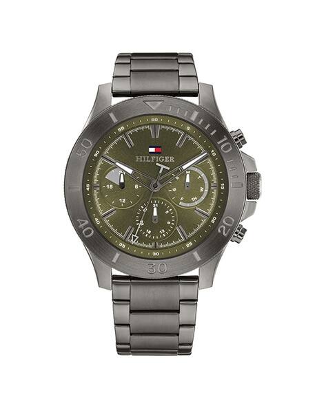 TOMMY HILFIGER Men Chronograph Watch with Stainless Steel Strap-NTTH1792115