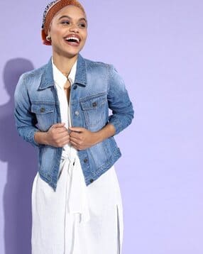 Women Regular Fit Denim Jackets