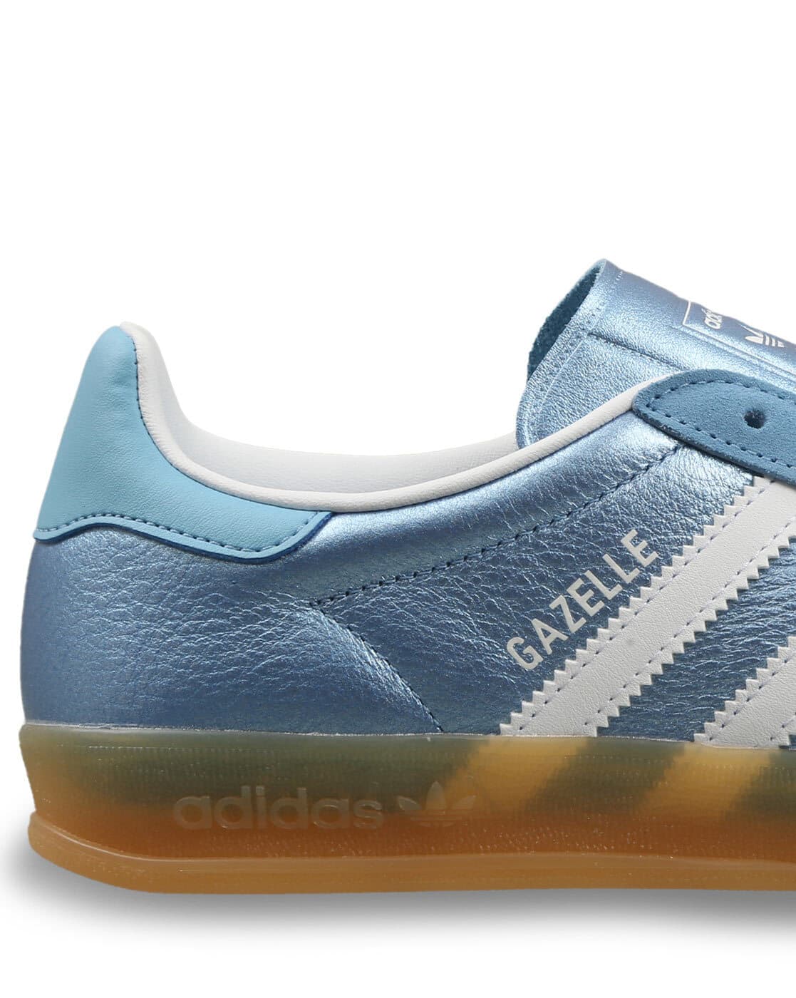 Buy Adidas Originals Women Gazelle Indoor Lace-Up Casual Shoes | Blue &  White Color Women | AJIO LUXE