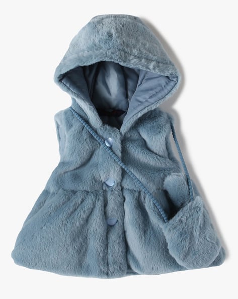 INF FRENDZ Girls Regular Fit Peplum Hooded Jacket