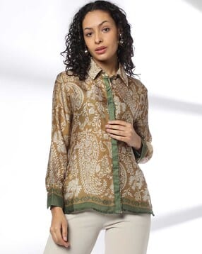 Women Printed Relaxed Fit Shirt