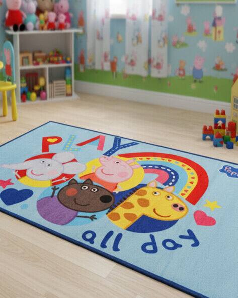 ATHOM LIVING Peppa Pig Print Anti-Skid Carpet 3' x 5'