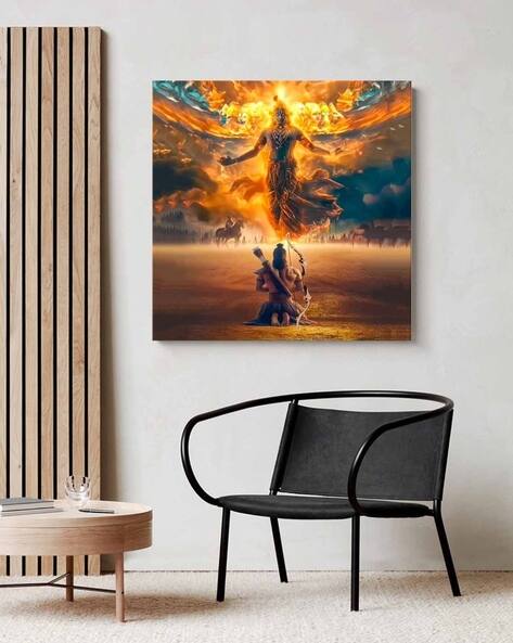 999store Lord Krishna Square-Shaped Wall Art Painting
