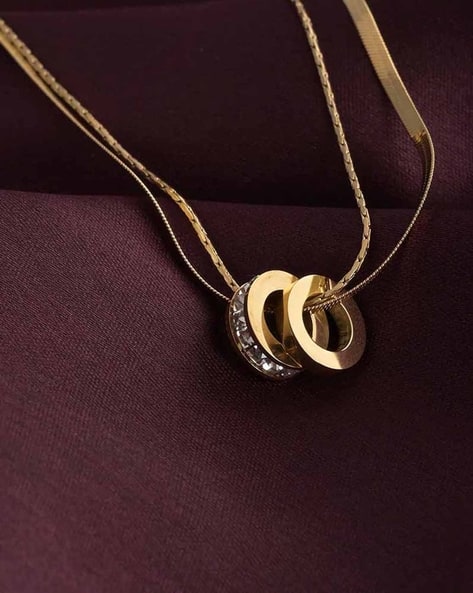 Palmonas Women Gold-Plated Layered Necklace