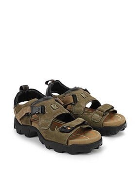 woodland Men Sandals with Flat Nubuck Upper-picture-33