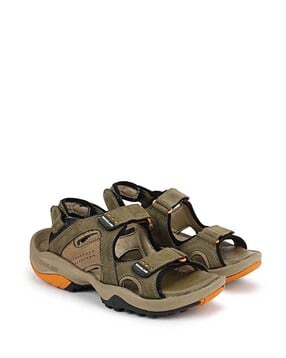 woodland Men Sandals with Flat Nubuck Upper-picture-15