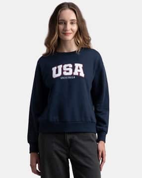 jockey Women Overszed Fit Typographic Print Sweatshirt-picture-30