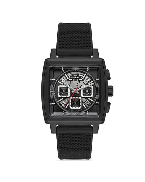FERRO Men Chronograph Wrist Watch with Tang Buckle Closure-FM11553D-G