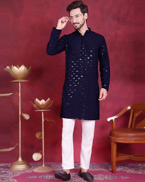 JOMPERS Men Regular Fit Embroidery Suit Set