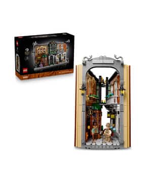 lego Icons Sherlock Holmes-Book Nook Kit Bookshelf Decor Building Set-picture-39