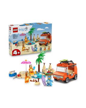 lego Blueys Beach & Family Car Trip Preschool Toy Building Kit Set-picture-15