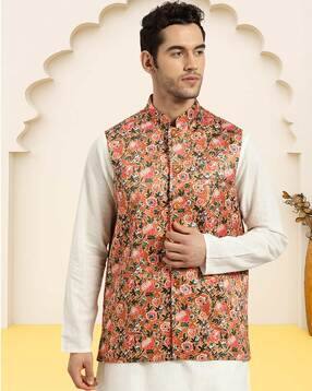 jompers Floral Nehru jacket-picture-32