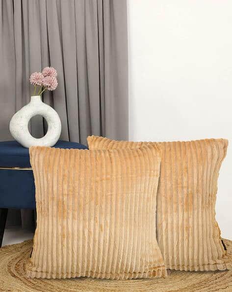 Arrabi Ribbed Set of 2 Cushion Covers 20" x 20"