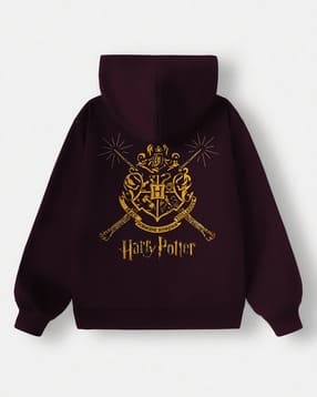buda jeans co Women Harry Potter Print Oversized  Fit Sweatshirt-picture-34