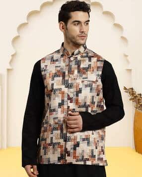 Self-design Nehru jacket-image-9