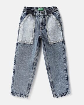united colors of benetton Boys Relaxed Fit Mid-Rise Jeans-picture-10